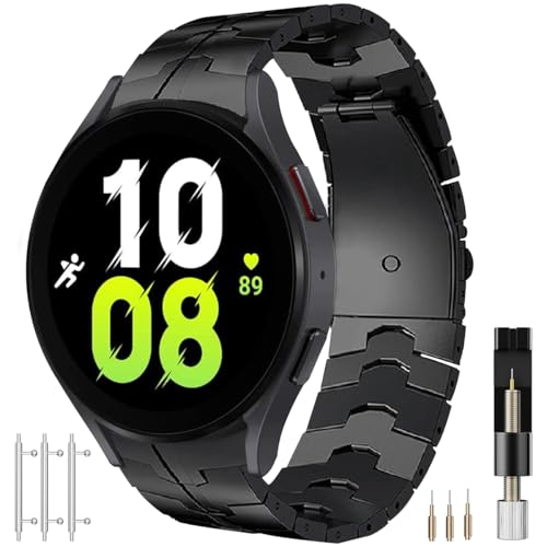 Bracelet en métal pour Samsung Galaxy Watch FE finition acier brossé haut de gamme