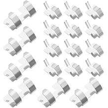 6 Sets AAA Battery Shrapnel Multimeter Battery Holder Fixing Clip Compatible with FLUKE 101 106 107 Multimeter 302+ 303 305 324 Clamp Meter, 6 Double Shrapnel and 12 Single Shrapnel