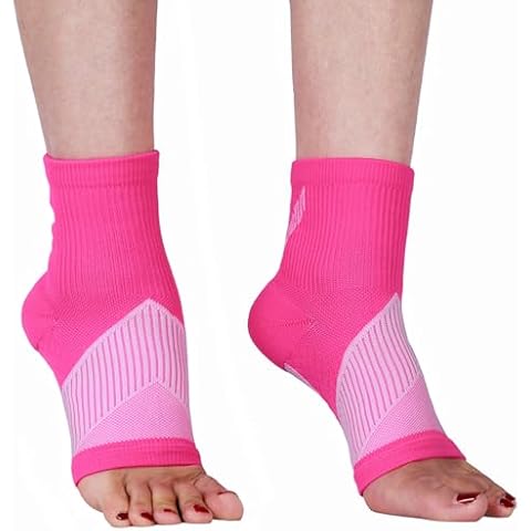 NuCamper Ankle Brace Compression Socks for Achilles Tendonitis Relief,Ankle Compression Sleeve Foot Support for Men & Women Heel Spurs,Foot Swelling,Fatigue & Sprain Arch Support for Daily Wear Cover