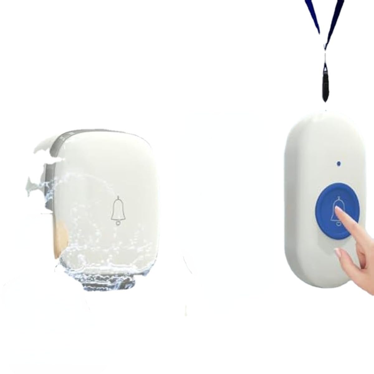 Timbre de llamada inalámbrico para el cuidado de ancianos y alertas de salud en el hogar