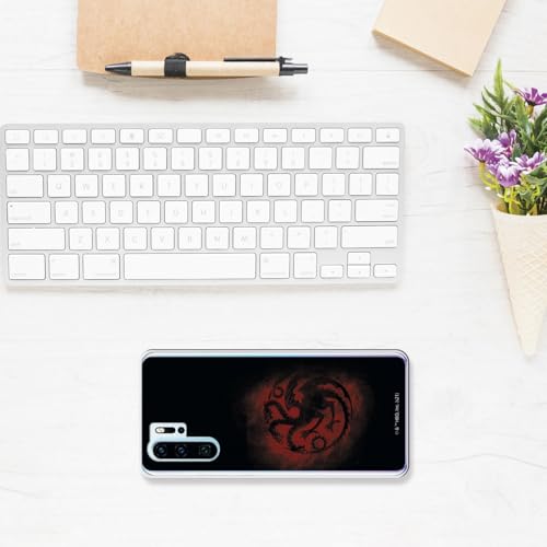 Personalaizer Coque en silicone TPU souple transparente pour Huawei P30 Pro Motif Game of Thrones Bouclier Maison Targaryen Dragon – vue 6