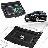 2024 New Version Car Wireless Charger for Cadillac XT4 2024 2023 2022 2021 2020 2019 2018 Wireless Car Charger for Phones with QI,15W Wireless Charging for Samsung and iPhone+ QC3.0 USB Charger