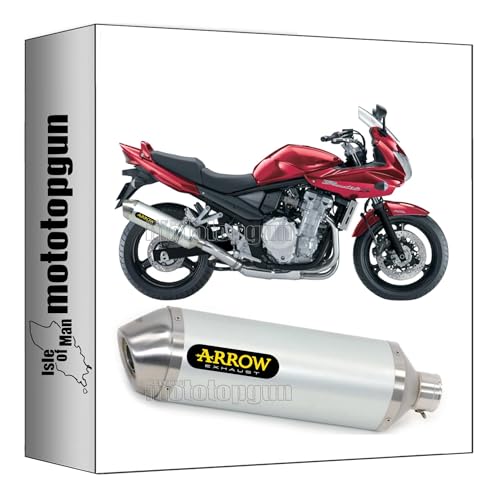 Tubo de escape Arrow Race-Tech de aluminio para Suzuki Bandit 650 S de 2007 a 2013 Mototopgun