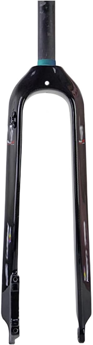 700C Mountain Bike Carbon Fiber Rigid Fork 28.6mm Threadless QR Straight Tube Superlight Front Forks Disc Brake Hard Forks