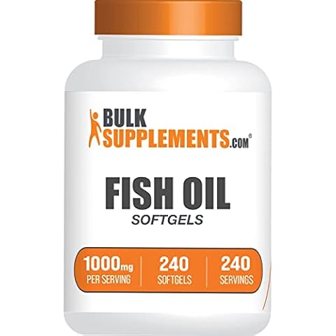 BulkSupplements Fish Oil 1000mg Softgels Cover