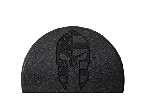 NDZ Performance Jentra JP-1 Grip Slug Plug for Glock 17 19 20 21 22 23 24 31 32 34 35 37 38 GEN 1-3 Custom Engraved - Spartan Helmet US Flag