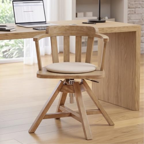 Solid Wood Vintage Office Chair