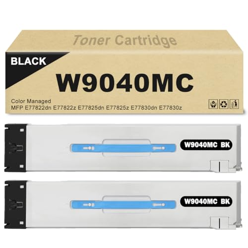 W9040MC Cartouche de toner noir 34000 pages pour HP LaserJet Managed MFP E77822 et E77825