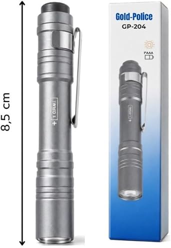 Mini LED El Feneri - Klipsli Ta nabilir Cep Feneri 1W LED, Kemere  antaya Tak labilir [Enerji S n f  A+++]