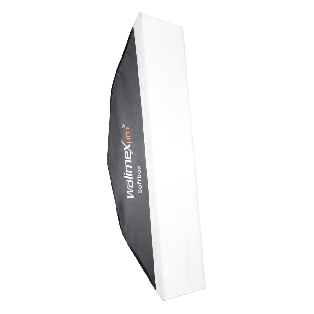 Walimex Pro Studio Line Striplight SB QA - Softbox Lumière En Bande Surface 40x120cm Profondeur 49 5cm Pliable Avec Grille Diffuseurs Interne 93881654
