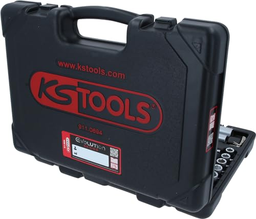 KS Tools Ratschenkasten 911.0694 1/4″ und 1/2″ Steckschlüssel-Satz