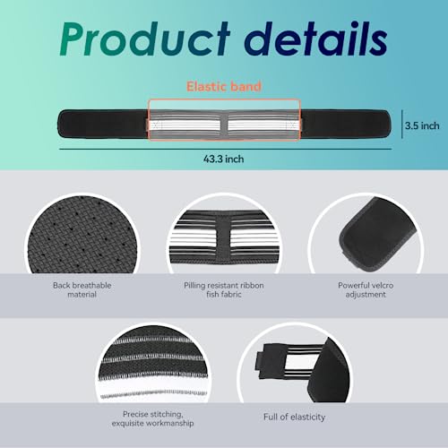 Cinturón Sacroilíaco para Mujeres y Hombres para Alivio de Dolor Lumbar miniatura 4