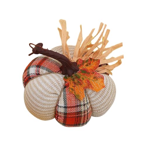 Ksikdeg Tissu De Récolte Citrouilles Décoration Saisonnière La Maison Artisanat en Tissu pour Les Fêtes d'automne Thanksgiving Présentoirs Table Décoration Récolte