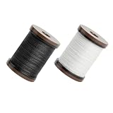 hilo encerado macrame linhasita 【Diámetro Real 0,5 mm】Este hilo encerado 0 5 mm ofrece precisión exacta para pulseras y collares. Ideal como hilo para pulseras artesanales, cordón fino para collares y hilo para perlas pequeñas, pasa fácilmente por abalorios pequeños y garantiza un acabado limpio y profesional en joyería y manualidades diy