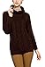 V28® Cowl Neck Cable Knit Pullover Long Sleeve Knitwear Sweater Jumper