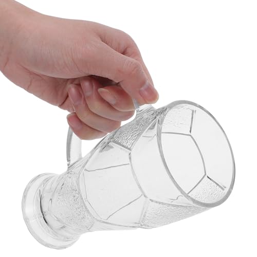 Jarra de cerveza de fútbol aislada de 400 ml para evitar bebidas calientes 5