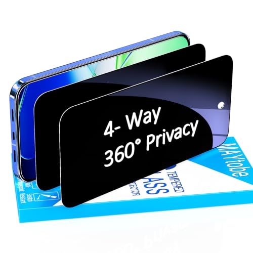 MAYtobe 2-Pack 360° Privacy Screen Protector for Google Pixel 10 Film