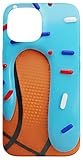 Funny Basketball with Ice Cream Drip and Sprinkles Case for iPhone 15