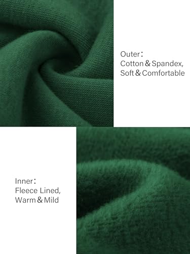 Cooraby Girls Cotton Fleece Lined Leggings Thick Thermal Pants Kids Basic Full Length Tights Winter Warm Clothes3