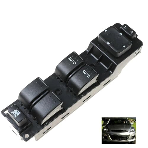Interrupteur de commande lève-vitre électrique avant gauche CX7 GS3L-66-350 bouton - 6