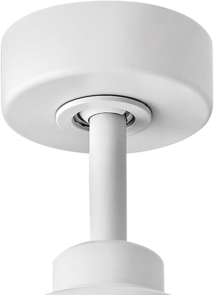 Hinkley 60" Ceiling Fan Down Rod, Adjusts the Height of Your Ceiling Fan to Fit Your Space, Improve Air Circulation, Matte White