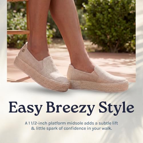 Image of Skechers Women's Bobs Sesame - by The Bay Sneakers | Casua slip-on, Air-Cooled Memory Foam, Skechers Martha Stewart collection, Espadrille Flatform, Crafted with vegan materials
