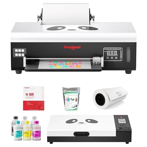 Procolored F8 Gen-2 DTF Printer A4 L800 Transfer Printing Machine Direct to Film Printer with Seamless Printing & Semi-Automatic Cleaning System (Gen-2 Printer+Oven) Cover