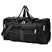 Holdfiturn Sports Duffle Bag Sports Gym Bag for Women Men Waterproof Large 40L Collapsible Training Sports with Shoulder Strap Holdall Overnight Weekend Travel Bag for Gym Travel Swimming Black