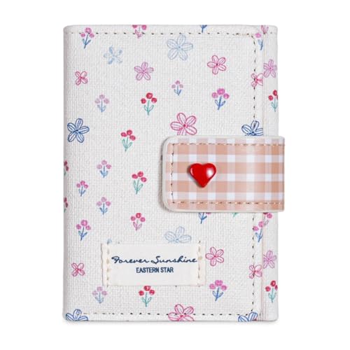 Image of Nucelit Wallet Simple Trifold Wallets PU Leather Purse Thin Short Wallet Trifold Cash Card Holder Bag Compact Wallets for Women