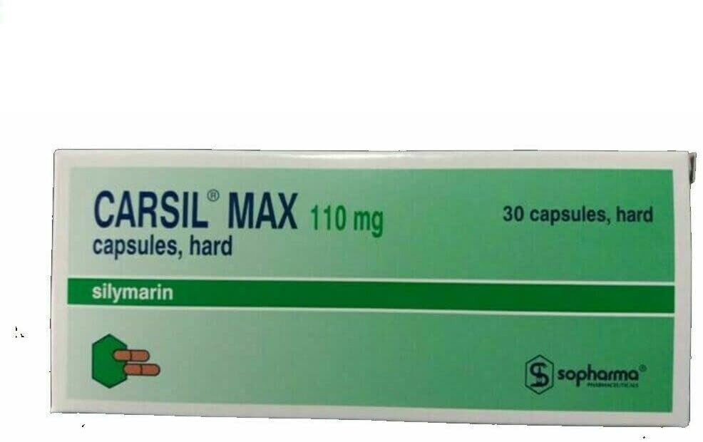 Carsil 30 Tabl. x 110 MG Maximum Streght By Sopharma regulates levels of liver enzymes