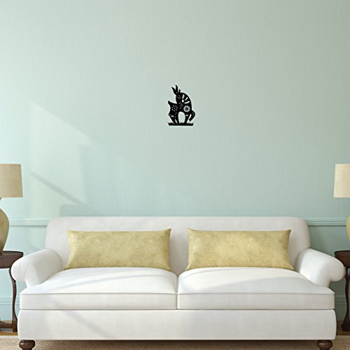 Thevinylguru Goat Chinese Zodiac Wall Decal Sticker - Decal Stickers And Mural For Kids Boys Girls Room And Bedroom. Zodiac Wall Art For Home Decor And Decoration - Chinese New Year Silhouette Mural #TOP1