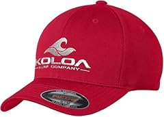 True Red / White Embroidered Classic Wave Logo