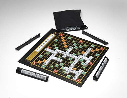Tinderbox Games | Scrabble Art Deco Tin | Board Game | Ages 10+ | 2-4 Players | 60 Minute Playing Time