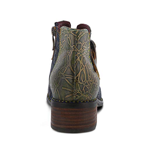 Spring Step L'artiste Women's Georgiana Boots Blue Multi Eu 40 / Us 9 #TOP4