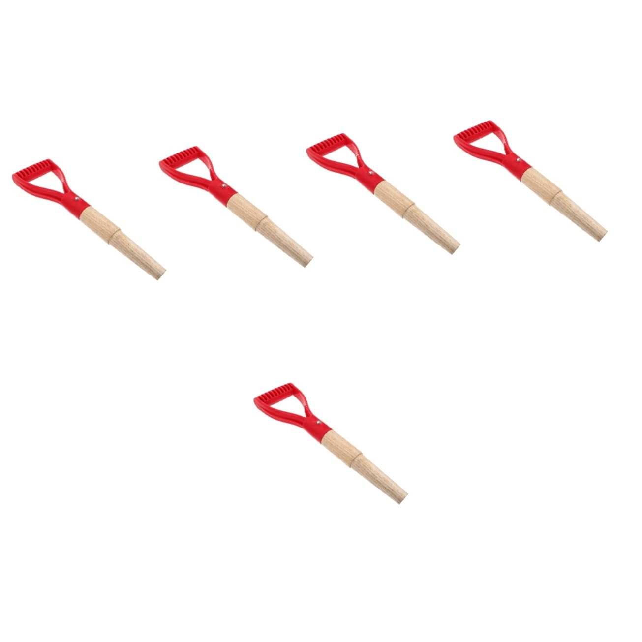POPETPOP 5 Pz Manico Per Pala Da Giardino Sostituzione Per Scavare Manico Per Attrezzi Da Giardino Lungo Della Forchetta Da Giardino Articoli Per Il Giardinaggio Di Legno