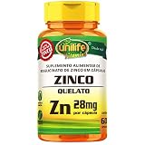 Zinco Quelato cápsulas 60 cápsulas Unilife