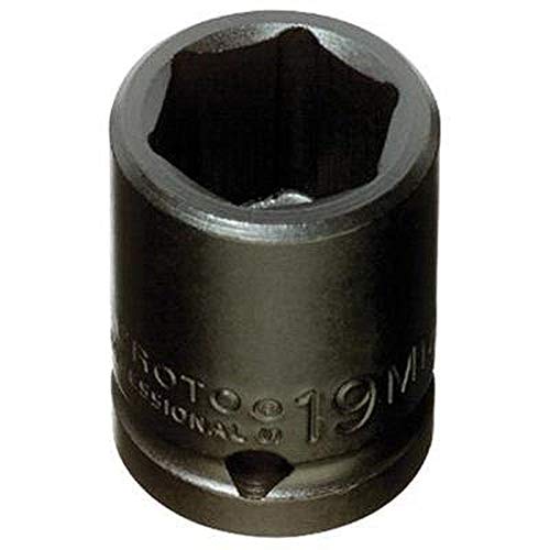 Stanley Proto J7416M 1/2-Inch Drive Impact Socket, 16mm, 6 Point