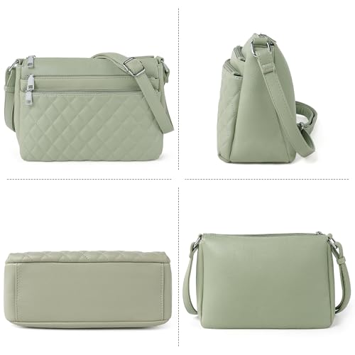Image of TANTOMI Medium Crossbody Bags for Women Handbag PU Leather Purses for Women