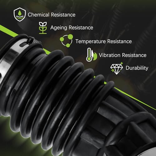 Image of 16576-JA000 Engine Air Intake Hose Tube With Clamps for 2007 2008 2009 2010 2012 2013 Nissan Altima 2.5L