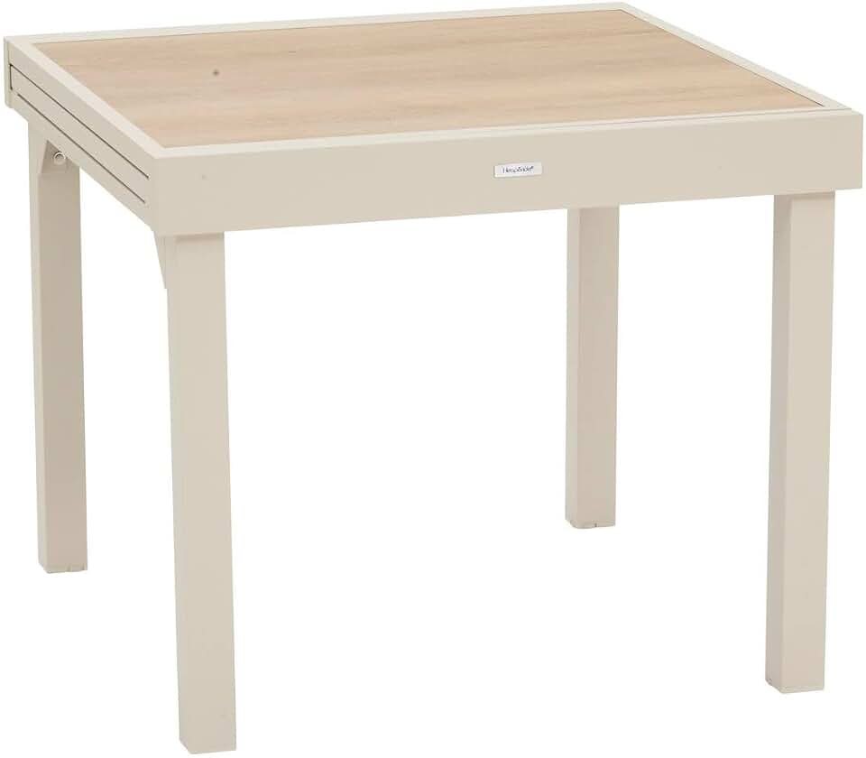 Hespéride - Table de Jardin Extensible Piazza Argile - 8 Places