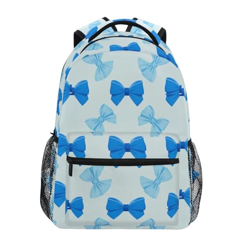 ALAZA Blue Bow Kids School Backpack for Boys Girls Teens Bookbag Travel Daypack Bag 16 inch