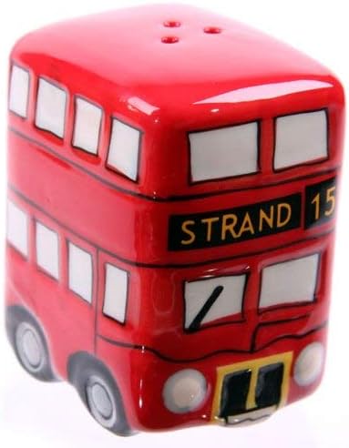 London Routemaster Bus Novelty Ceramic Salt & Pepper Set by Cruet Sets