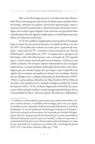 O Deus da Fé e o Deus dos Filósofos