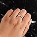 Unique Moissanite Promise Rings for Her, Elegant Wedding Band & Engagement Ring Set Jewelry, Latest Fashion Infinity Eternity Band, Dainty Non-Tarnish Sterling Silver Bridal Bands for Women (8)