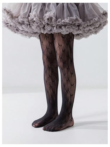 Image of SweatyRocks Girl's Heart Hollow Out Stockings Sheer Fishnet Tights Dance Pantyhose