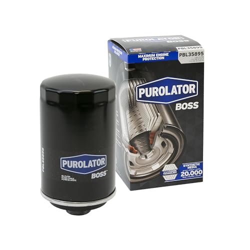 Purolator PBL35895 PurolatorBOSS Maximum Engine Protection Spin On Oil Filter Compatible With Volkswagen Tiguan, Jetta, CC, GTI, Eos, Passat, Audi Q5, A4 Quattro, A5 Quattro, Q3 Quattro, A4 and Q3 by Purolator - Used condition - US$10.73