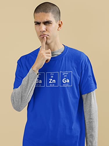 Old Glory - Mens Bazinga Periodic Table T-Shirt Large Blue #TOP3