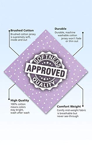 PajamaGram Cotton Pajamas For Women - Pajama Sets For Women, Lavender Dot, MD by PajamaGram - Image 12