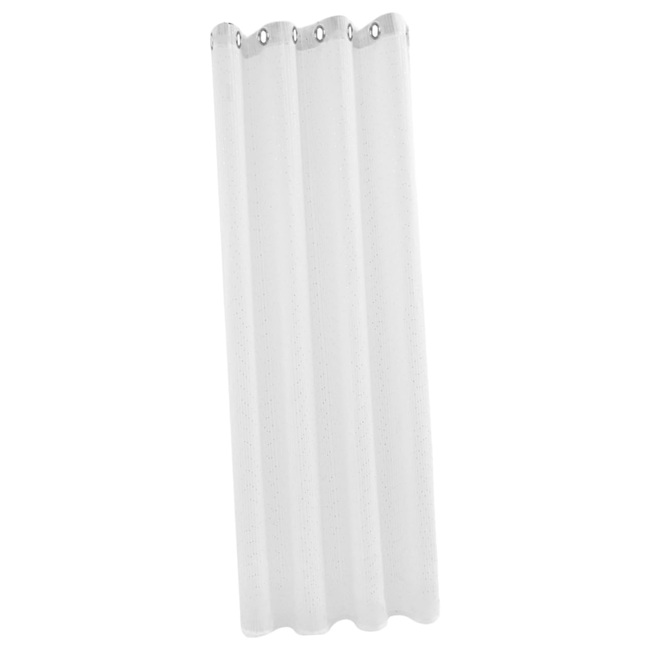 Cortina para ventana de dormitorio ABOOFAN fácil de quitar y de poliéster blanco
