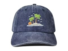Palm Trees (Washed Navy Blue)